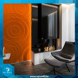 Circle Wave 3D Exklúzív dombormű fal