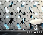 HEXA 3D Térelválasztó falmodul - API Wall